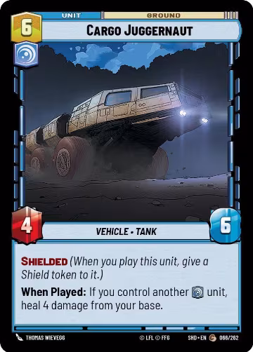 Cargo Juggernaut (066/262), Shadows of the Galaxy — Star Wars card price