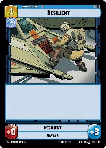 Resilient (070/262), Shadows of the Galaxy — Star Wars card price