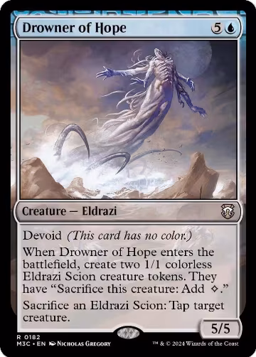 Drowner of Hope (182), Commander: Modern Horizons 3 — Magic card price