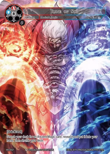 Rune of Sol (WL052), Promo Cards — Force of Will card price