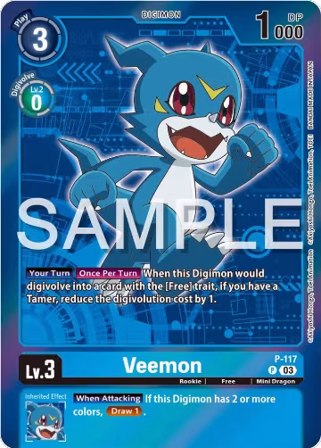 Veemon - P-117 (Digimon Adventure Box 2024) (P-117 P), Digimon Promotion Cards — Digimon card price
