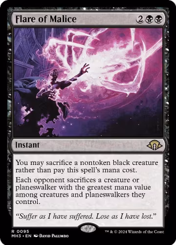 Flare of Malice (95), Modern Horizons 3 — Magic card price