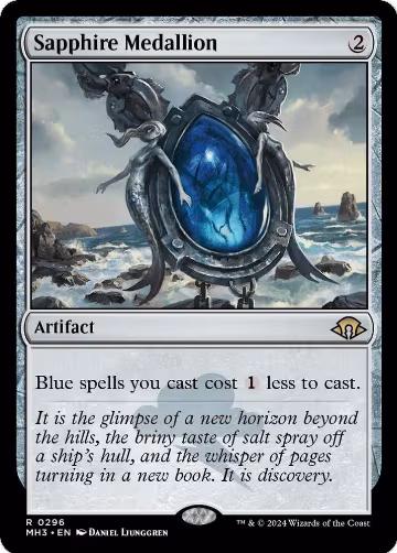 Sapphire Medallion (296), Modern Horizons 3 — Magic card price