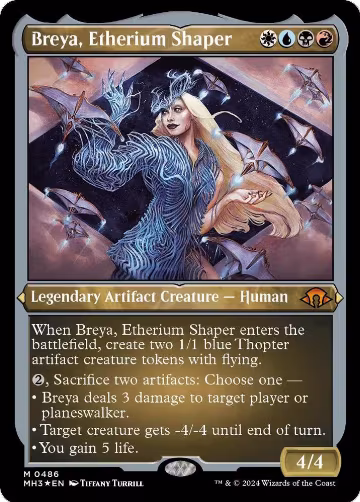 Breya, Etherium Shaper (Foil Etched) (486), Modern Horizons 3 — Magic card price