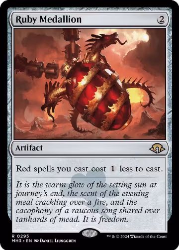 Ruby Medallion (295), Modern Horizons 3 — Magic card price