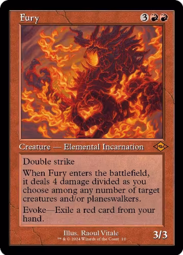 Fury (Retro Frame) (10), Modern Horizons 2 — Magic card price