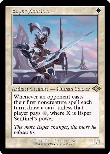 Esper Sentinel (Retro Frame) (2), Modern Horizons 2 — Magic card price