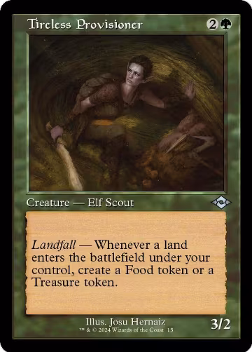 Tireless Provisioner (Retro Frame) (15), Modern Horizons 2 — Magic card price