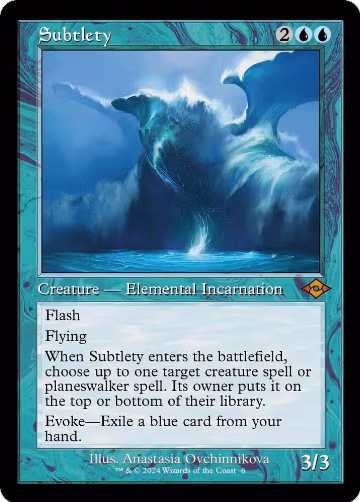 Subtlety (Retro Frame) (6), Modern Horizons 2 — Magic card price