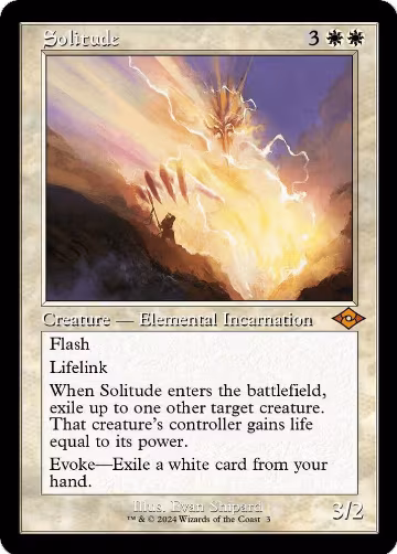 Solitude (Retro Frame) (3), Modern Horizons 2 — Magic card price