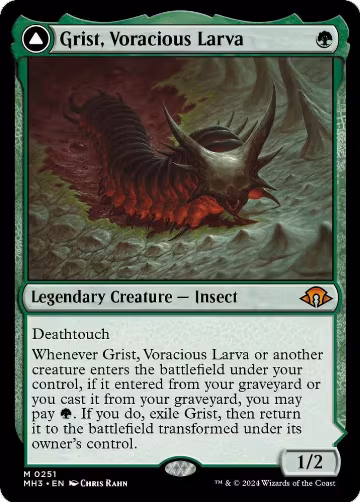 Grist, Voracious Larva (251), Modern Horizons 3 — Magic card price