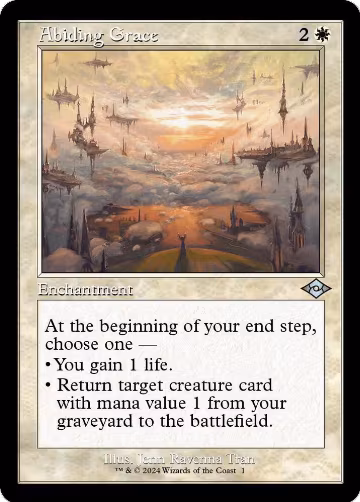 Abiding Grace (Retro Frame) (1), Modern Horizons 2 — Magic card price