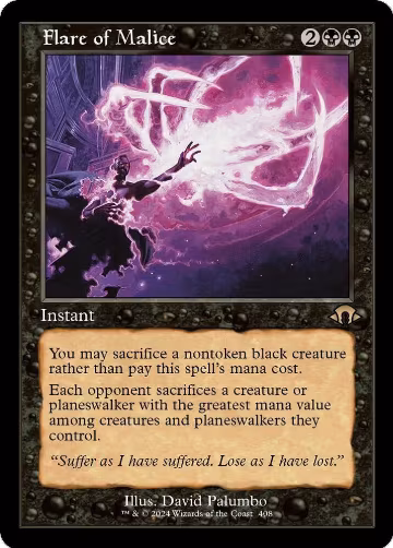 Flare of Malice (Retro Frame) (408), Modern Horizons 3 — Magic card price