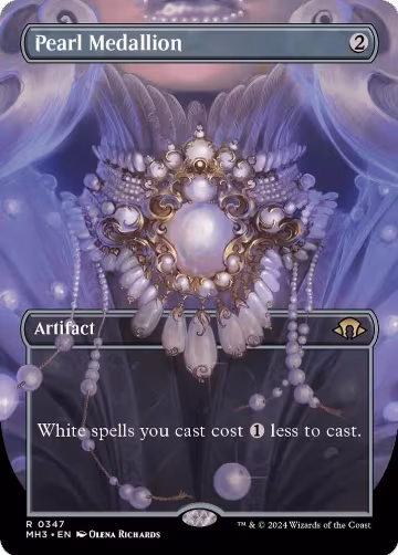 Pearl Medallion (Borderless) (347), Modern Horizons 3 — Magic card price