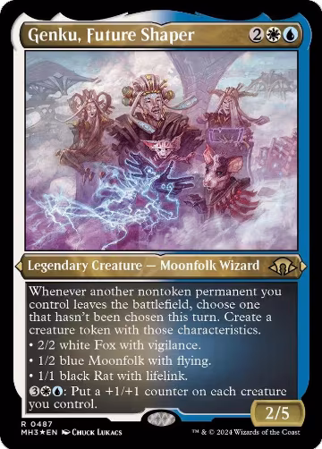 Genku, Future Shaper (Foil Etched) (487), Modern Horizons 3 — Magic card price