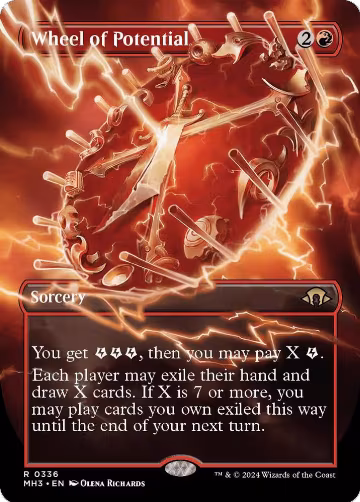 Wheel of Potential (Borderless) (336), Modern Horizons 3 — Magic card price