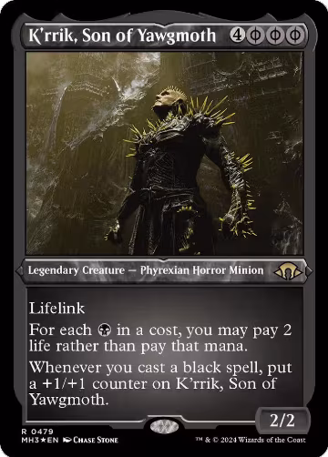 K'rrik, Son of Yawgmoth (Foil Etched) (479), Modern Horizons 3 — Magic card price
