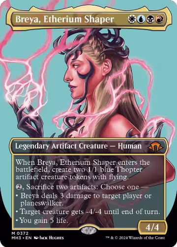 Breya, Etherium Shaper (Borderless) (372), Modern Horizons 3 — Magic card price