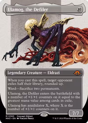 Ulamog, the Defiler (Borderless) (383), Modern Horizons 3 — Magic card price