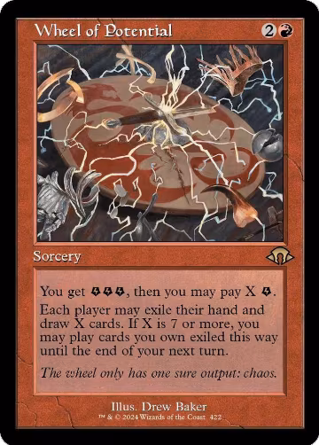 Wheel of Potential (Retro Frame) (422), Modern Horizons 3 — Magic card price
