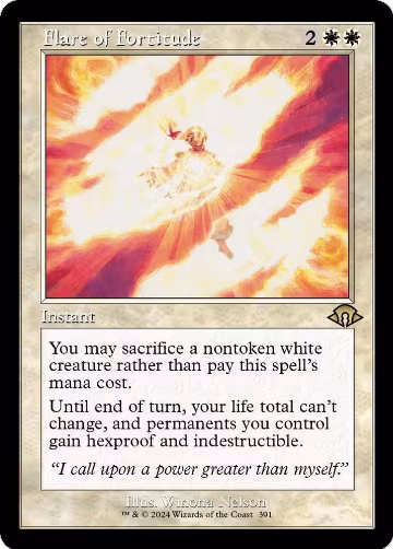 Flare of Fortitude (Retro Frame) (391), Modern Horizons 3 — Magic card price