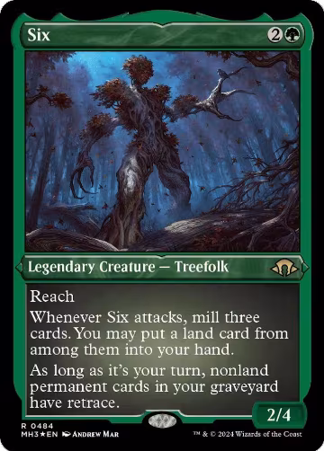 Six (Foil Etched) (484), Modern Horizons 3 — Magic card price