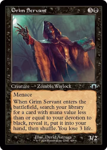 Grim Servant (Retro Frame) (409), Modern Horizons 3 — Magic card price