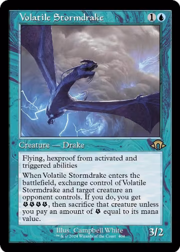 Volatile Stormdrake (Retro Frame) (404), Modern Horizons 3 — Magic card price