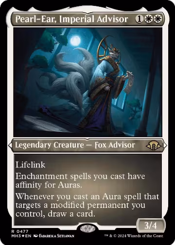 Pearl-Ear, Imperial Advisor (Foil Etched) (477), Modern Horizons 3 — Magic card price
