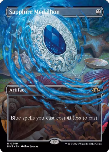Sapphire Medallion (Borderless) (349), Modern Horizons 3 — Magic card price