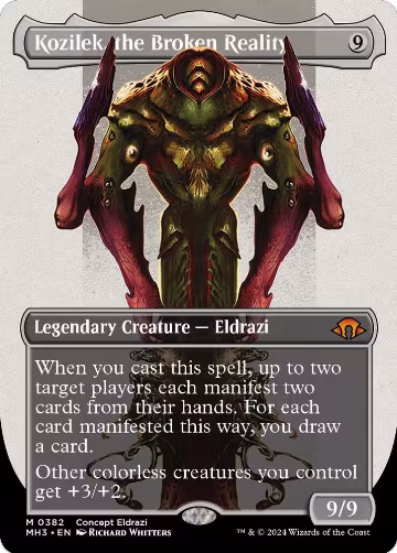 Kozilek, the Broken Reality (Borderless) (382), Modern Horizons 3 — Magic card price
