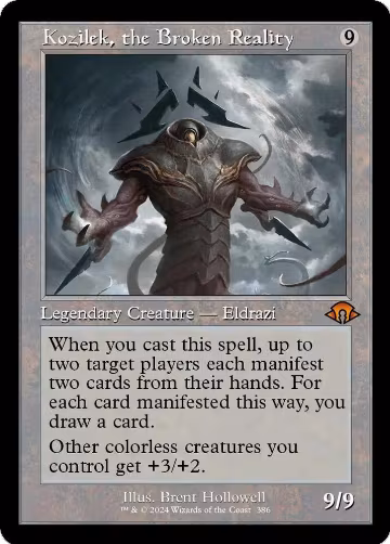 Kozilek, the Broken Reality (Retro Frame) (386), Modern Horizons 3 — Magic card price