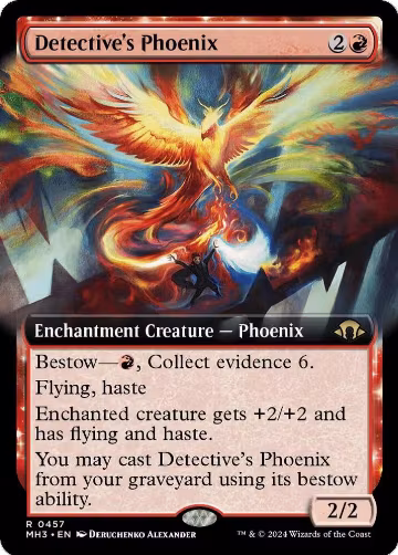 Detective's Phoenix (Extended Art) (457), Modern Horizons 3 — Magic card price