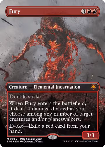 Fury (Borderless) (Textured Foil) (52), Special Guests — Magic card price