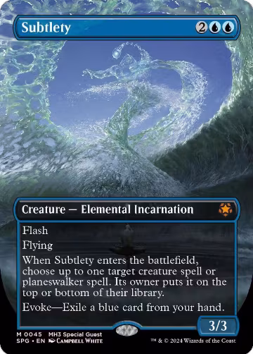 Subtlety (Borderless) (45), Special Guests — Magic card price