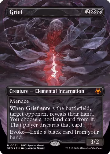 Grief (Borderless) (Textured Foil) (51), Special Guests — Magic card price