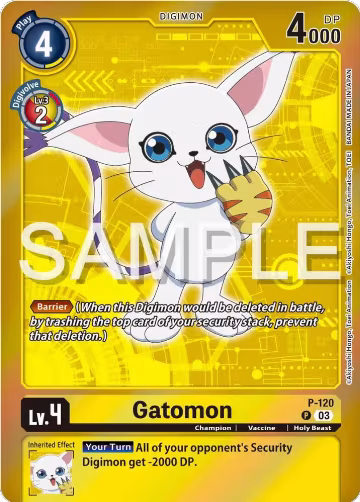 Gatomon - P-120 (Digimon Adventure Box 2024) (P-120 P), Digimon Promotion Cards — Digimon card price