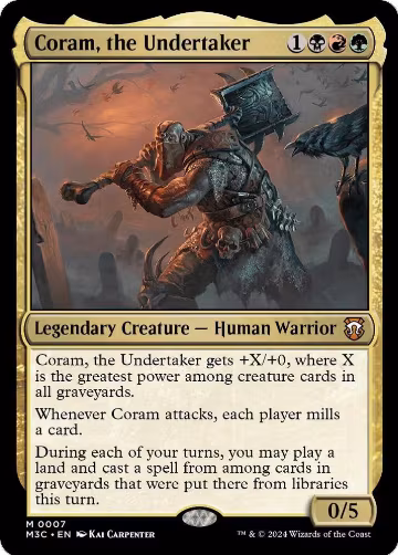 Coram, the Undertaker (7), Commander: Modern Horizons 3 — Magic card price