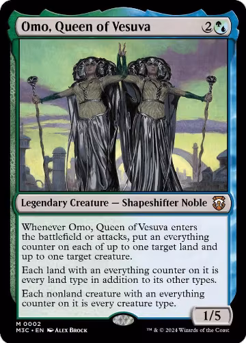 Omo, Queen of Vesuva (2), Commander: Modern Horizons 3 — Magic card price
