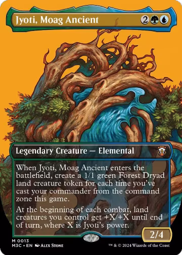 Jyoti, Moag Ancient (Borderless) (13), Commander: Modern Horizons 3 — Magic card price
