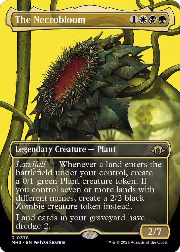 The Necrobloom (Borderless) (378), Modern Horizons 3 — Magic card price