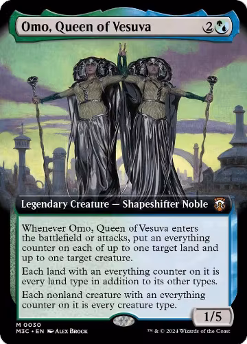 Omo, Queen of Vesuva (Extended Art) (30), Commander: Modern Horizons 3 — Magic card price