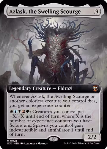 Azlask, the Swelling Scourge (Extended Art) (25), Commander: Modern Horizons 3 — Magic card price