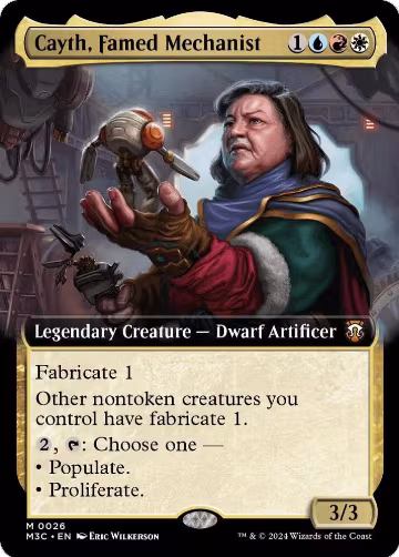 Cayth, Famed Mechanist (Extended Art) (26), Commander: Modern Horizons 3 — Magic card price