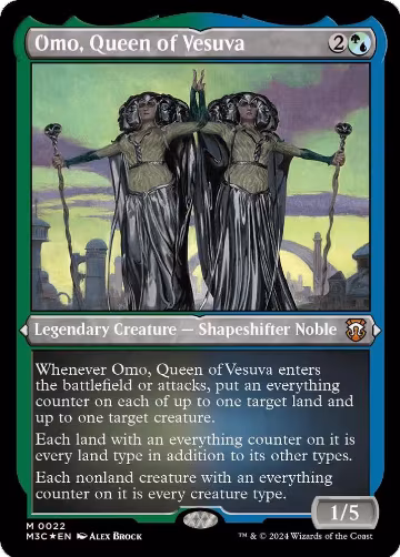 Omo, Queen of Vesuva (Foil Etched) (22), Commander: Modern Horizons 3 — Magic card price