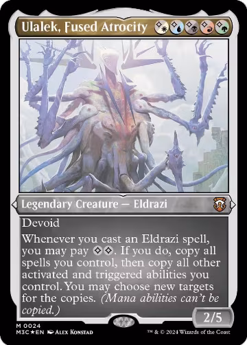 Ulalek, Fused Atrocity (Foil Etched) (24), Commander: Modern Horizons 3 — Magic card price