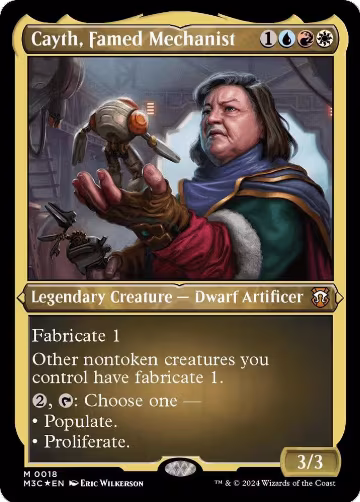 Cayth, Famed Mechanist (Foil Etched) (18), Commander: Modern Horizons 3 — Magic card price