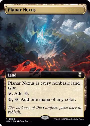 Planar Nexus (Extended Art) (Ripple Foil) (80), Commander: Modern Horizons 3 — Magic card price