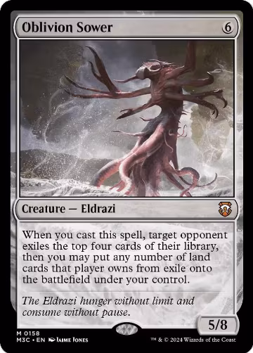 Oblivion Sower (Ripple Foil) (158), Commander: Modern Horizons 3 — Magic card price