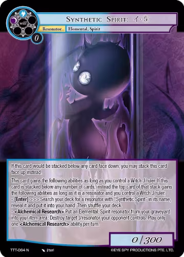 Synthetic Spirit: - 5 (TTT-064 N), Thoth of the Trinity — Force of Will card price